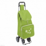 Metaltex Aloe Shopping Trolley 4 wheel - Green - 48 L