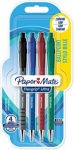 PaperMate Flexgrip Ultra Ball Pen with Medium Tip 1.0 mm - Assorted Colours - Pack of 4