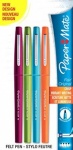 PaperMate Flair Original Felt Tip Pen, Medium - Assorted Fun Colours - Pack of 4