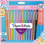 Paper Mate Flair Candy POP Pens, Medium Point, Assorted Colours - Pack of 12