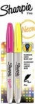 Sharpie Fine Neon Pens - Assorted Colour - Pack of 2