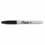 Sharpie Permanent Markers, Fine Tip - Metalic Black - Pack of 3+1