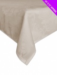 Damask Tablecloth Cream 54'' x 72''