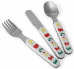 CHILDS CUTLERY SET (ABC) 3 PC FULL TANG