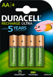 Duracell Rechargeable AA 4pk (2500Mah)