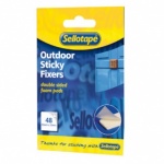 Sellotape Sticky Fixers Outdoor 48 pads 12's