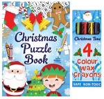 CRAYON WAX 4 PC BOX CHRISTMAS