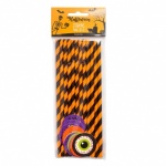 HALLOWEN STRAWS PACK OF 12