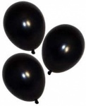 Simon Elvin Satin Black Luxury Satin Balloons