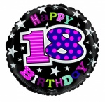 Simon Elvin 18th Birthday Female Foil Balloons