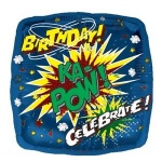 Simon Elvin Ka Pow Birthday Foil Balloons
