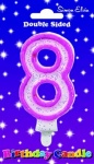 Simon Elvin Number 8 Pink Number Candles