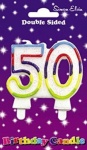 Simon Elvin Number 50 Milestone Age Candles