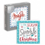 6 HANDCRAFTED CARDS- MAGIC & SPARKLE