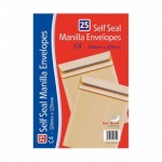 Colman 25 Pack 324mm x 229mm Self Seal Manilla Envelopes