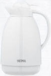Thermos Glass Lined Carafe 1.0L White Jug