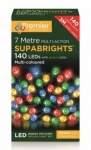 Premier 7Mtr Multi-Action Supabrights 140 LEDs Indoor & Outdoor Use - Multi Coloured
