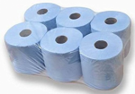 Sirius 6 Centrefeed Towel Roll 2 ply - Blue 180mm Width