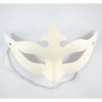 Mask White Crown 13x19cm