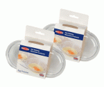 Easy Cook 2 Cup Microwave Egg Poacher , Clear