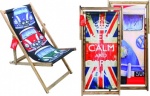 British Printed Garden Deckchair - Assorted Prints