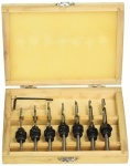 (Am-Tech) 22pc TAPERED DRILL & COUNTERSINK F0870