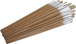 AM-TECH 12pc FLAT TIP ART BRUSH SET - XL S4145