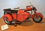 Kreation Kraft Motorcycle & Sidecar Metal Ornament 84086
