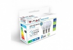 VT-2197D 5.5W G45 PLASTIC BULB COLORCODE:2700K B22 DIMMABLE