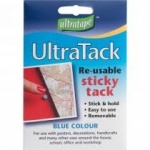 50g Ultra Blue Tack  Ultratape 12Pk