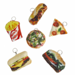 10CM FASTFOOD KEY RING