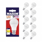 Maxim Day Light 6w = 40w  BC GLS Pearl LED Bulb 10 Pack
