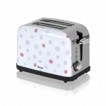 Swan Polka Dot 2 Slice Toaster