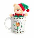 12cm Pipp the Bear Elf in Mug