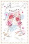 Simon Elvin Greeting Card Your Aniversary - pk 6