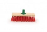 Bentley Forester 11'' Stiff Red PVC Fill Broom Head With Bracket (C.20/BKT)