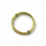 BULK HARDWARE - PICTURE WIRE BRASS 3.5 Metres