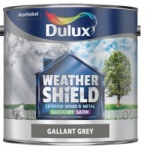 Dulux DU W/SHIELD QD SATIN GALLANT GREY 2.5L