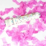 CONFETTI SHOOTER ITS A GIRL PAPER 20CM