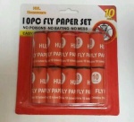 10pc Fly Paper Set Easy to Use