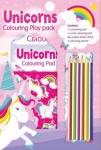Unicorns colouring play pack