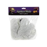 PMS Jumbo Spiders Web with 6 Spiders in Polybag with Header Card