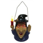 36'' ELECTRONIC WITCHES BROOM   W/PRESS BUTTON IC WITCH SOUND