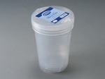 Round container and lid