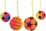 10'' 100g NEON BALLS WITH KEYCHAIN