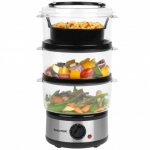 Salter EK2726 Healthy Cooking 3-Tier Food Rice Meat Vegetable SteameR