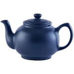 Price & Kensington Matt navy blue 6cup teapot
