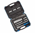 Draper 1/2'' Sq. Dr. Combined MM/AF Socket Set (33 Piece) 16363