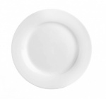 Price & Kensington Porcelain White Glazed Finish Simplicity Dinner Plate - 27cm