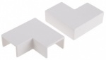 PVC TRUNKING ANGLE BEND WHITE 25 x 16mm